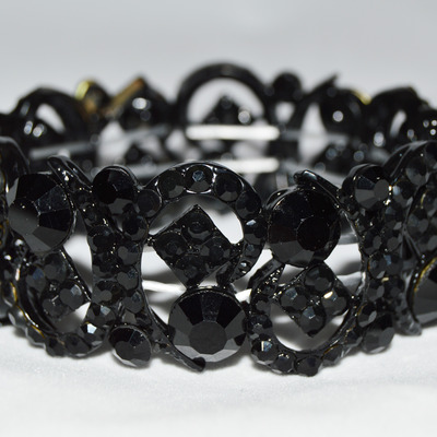 Black bangle bracelet 
