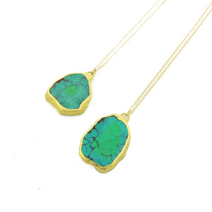 Green Turquoise Necklace - Thumbnail 2