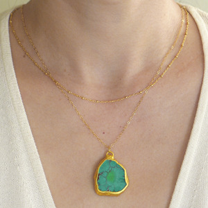 Green Turquoise Necklace - Thumbnail 3