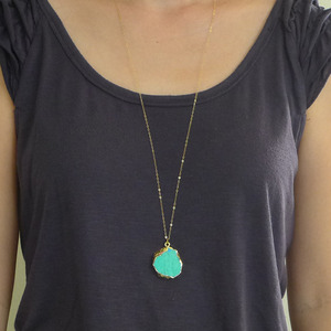 Green Turquoise Necklace - Thumbnail 4
