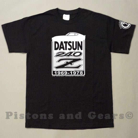Historic Datsun 240Z Screen Printed T Shirt - Small, Medium, Large