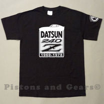 Historic Datsun 240Z Screen Printed T Shirt - Small, Medium, Large