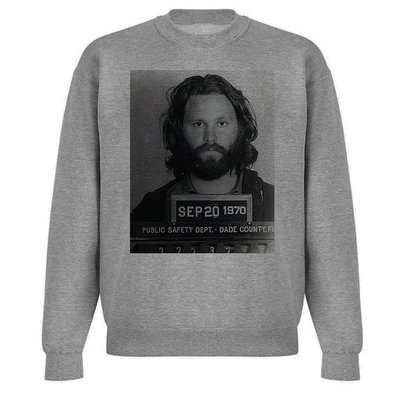 Jim morrison mugshot sweatshirt