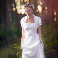 Stardust Sequined Birdcage Veil - Thumbnail 1