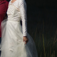 Silk Bridal Hat with Vintage Veiling  - Thumbnail 4