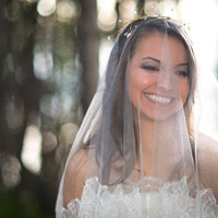 Gilded Branches Jeweled Bridal Crown in Gold or Silver  - Thumbnail 2