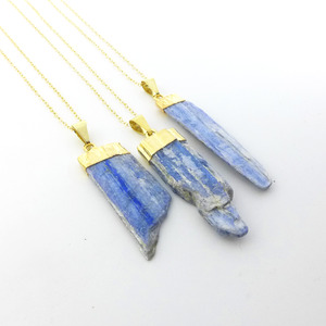 Gold Kyanite Necklace - Thumbnail 1