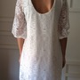 Ivory Boho Lace Dress-2