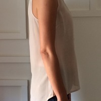 Aztec Embroidery Tank ~ Beige  - Thumbnail 1