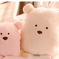 Chocolate Pudding Bear Plush Pillow - Thumbnail 2