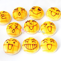 Melon pan Bun Emoticon Squishies (lightly scented) - Thumbnail 1