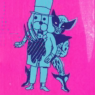 Wolverine vs tux dog