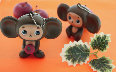 Cheburashka Character Squishy Cell Phone Charms (Different Designs)