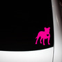 Standing Side Floppy Ear Pit Bull Window Decal-1