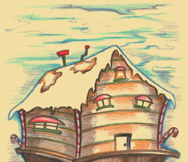 Gingerbread tree house