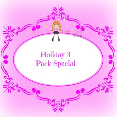 Holiday 3 pack special/halloween/fall/christmas/chunky necklaces/bubblegum beads/hair bow/girls jewelry/photo props