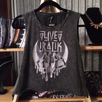 WILD CHILD Muscle Tee in Black - Thumbnail 1