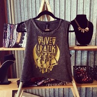 WILD CHILD Muscle Tee in Black - Thumbnail 2