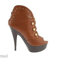 Luichiny Piping Hot LP13903 Cognac Mongolia Size 9M - Thumbnail 4