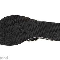 BCBGeneration Sabrina Black Jelly Woman Sandals Size 8M - Thumbnail 2