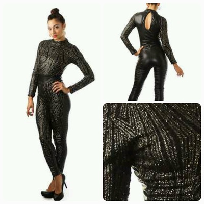 Textured Catsuit
