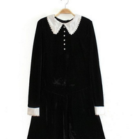 Velvet Lolita Dress - Thumbnail 2