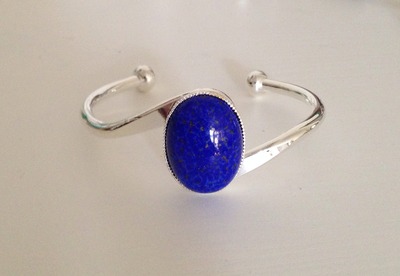 Royal Blue Stone Bangle