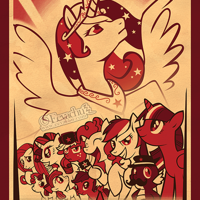 Friendship is magic 4" x 6" mini print