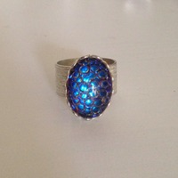 [SALE] Vintage "A thousand eyes" Opal Ring - Thumbnail 1
