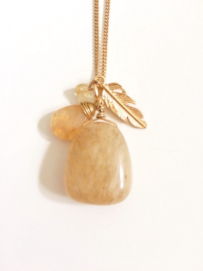 Handmade Natural Stone Necklace