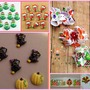Holiday 3 pack special/Halloween/Fall/Christmas/Chunky Necklaces/Bubblegum Beads/Hair bow/Girls Jewelry/Photo Props-4