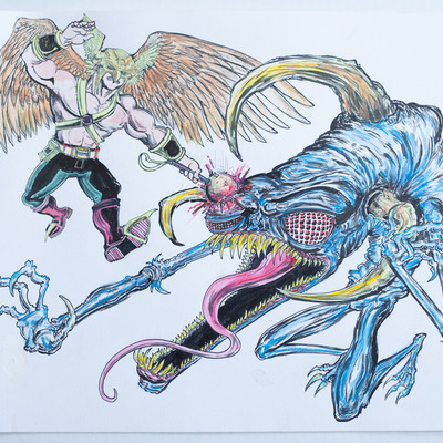 Violator vs. hawkman original - Thumbnail 5