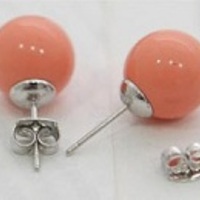 Candy Color Ball Stud Earrings - Thumbnail 2