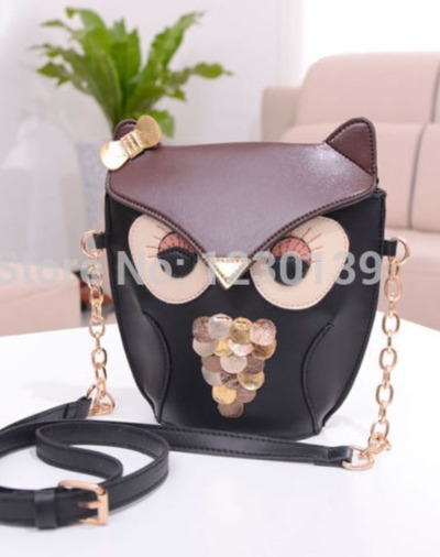 Kids owl purse 