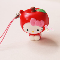 *Rare* Hello Kitty in Fruit Costumes Collection -Apple (Licensed) - Thumbnail 2