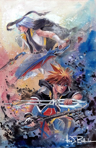 Kingdom Hearts - poster print