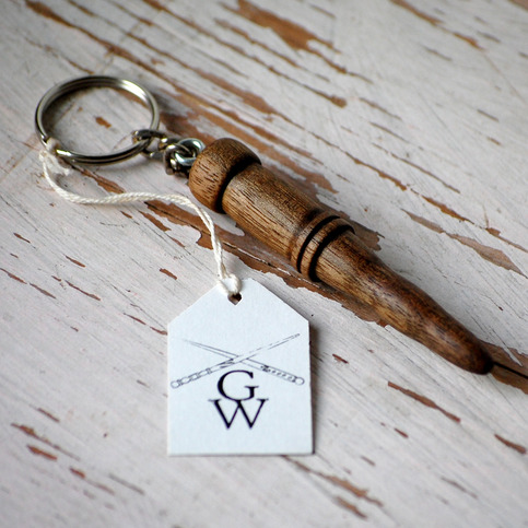 Black Walnut Key-chain Mini Wand