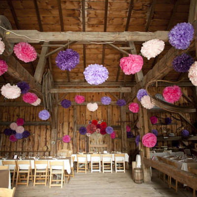 10 paper pom poms | wedding | baby shower | birthday party