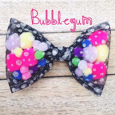 Bubblegum Pom Pom Bow
