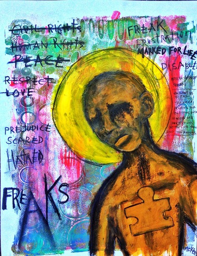 Marisol McKee Art - "Marked For Life"