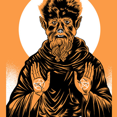 Halloween print - st. wolfman