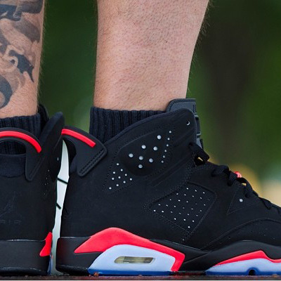 Air jordan retro 6 'black/infrared'