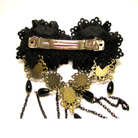 Victorian floral Hair clip - Thumbnail 2