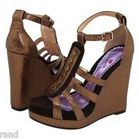Luichiny Sin Amen Brown/Bronze Ladies Sandals Size 8M Last One - Thumbnail 4