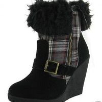 TOI ET MOI Fedel-06 Black Velvet Women Boots Size 8.5 $128 - Thumbnail 1