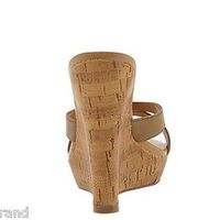Gabriella Rocha Stef Wedge Sandal SKU #7404279 Size 9D Camel Color - Thumbnail 4