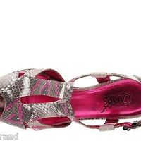 Carlos by Carlos Santana - Pink Anaconda Women Heel Shoes 31231650 Size 6M - Thumbnail 1