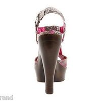 Carlos by Carlos Santana - Pink Anaconda Women Heel Shoes 31231650 Size 6M - Thumbnail 4