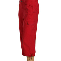 Dockers Misses Drawstring Cargo Capri - Thumbnail 3