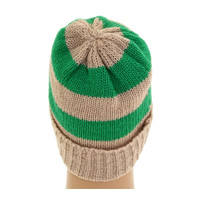 Brixton Clobber Cream And Kelly Green - Thumbnail 3